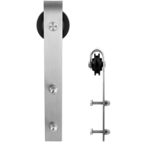 GPF0500.09 separater Schiebetürhänger Lanka Edelstahl