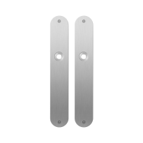 Platte Schild GPF1100.22 blind edelstahl gebürstet