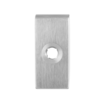 Rosette GPF1100.01 70x32x10mm Edelstahl gebürstet