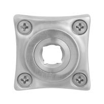Rosette GPF1100.09 38x38x5mm Edelstahl gebürstet