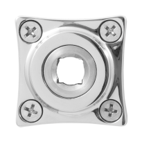 Rosette GPF1100.49 38x38mm Edelstahl poliert