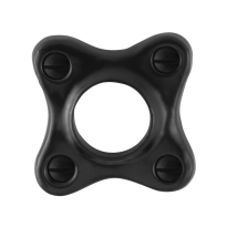 Rosette GPF6100.09 44x44x9mm Schmiedeeisen schwarz