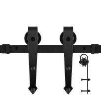 GPF0504.61 Schiebetürsystem Nuoli schwarz