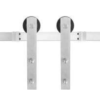 GPF0506.09 Schiebetürsystem Sauva Edelstahl 200 cm