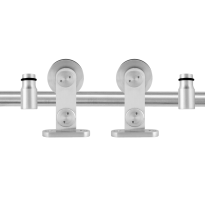 GPF0514.09 Schiebetürsystem Singleton Edelstahl 200 cm