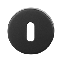 Schlüsselrosette 53x10mm schwarz