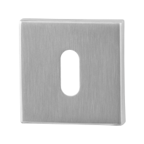Schlüsselrosette GPF0901.02 50x50x8mm Edelstahl gebürstet