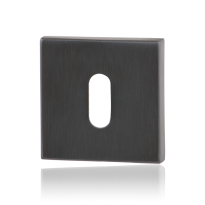 Schlüsselrosette GPF0901.02P1 50x50x8mm PVD Anthrazit