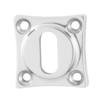 Schlüsselrosette GPF0901.49 38x38x5mm Edelstahl poliert