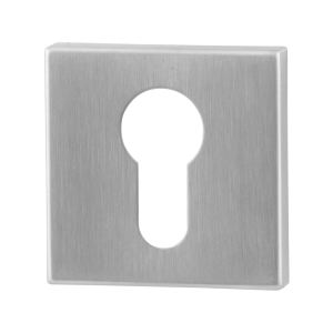 Zylinderrosette GPF0902.02 50x50x8mm Edelstahl gebürstet
