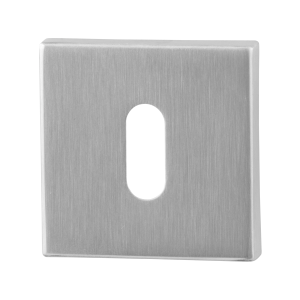 Schlüsselrosette GPF0901.02 50x50x8mm Edelstahl gebürstet