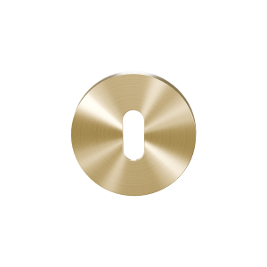 Schlüsselrosette GPF0901VRP4 53x6,5mm PVD Satin Messing