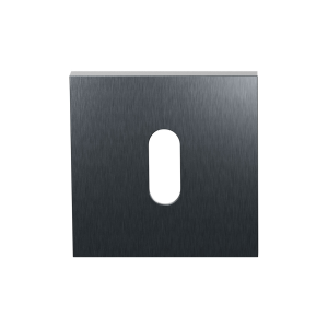 Schlüsselrosette GPF199E 53x53x6,5 mm PVD Anthrazit