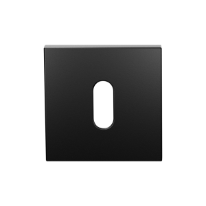 Schlüsselrosette GPF199E 53x53x6,5 mm Schwarz