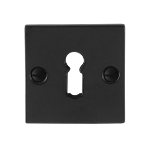 Schlüsselrosette GPF6901.08 52x52x4mm Schmiedeeisen schwarz