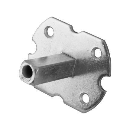 Knopfregler quadratische Platte