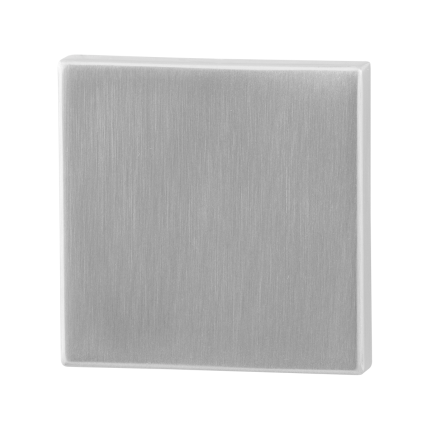Blindrosette GPF0900.02 50x50x8mm Edelstahl gebürstet