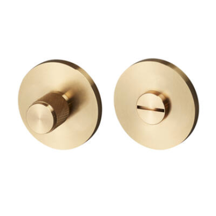 Buster and Punch Linear runde toilettengarnituren 57mm messing