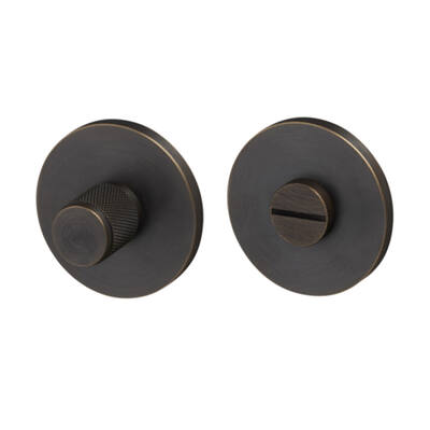 Buster and Punch Linear runde toilettengarnituren 57mm smoked bronze