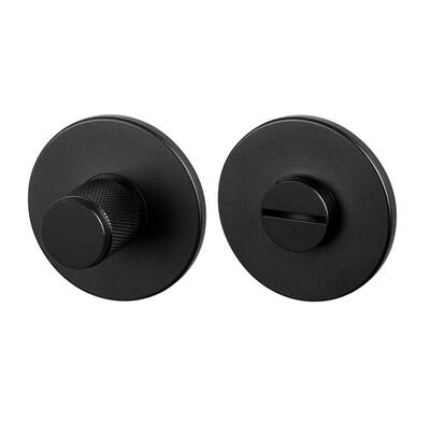 Buster and Punch Linear runde toilettengarnituren 57mm schwarz