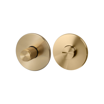 Buster and Punch Linear runde toilettengarnituren 57mm messing