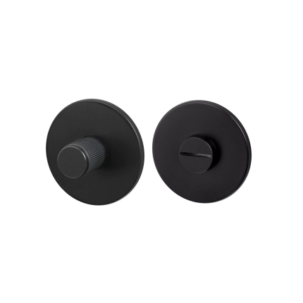 Buster and Punch Linear runde toilettengarnituren 57mm schwarz