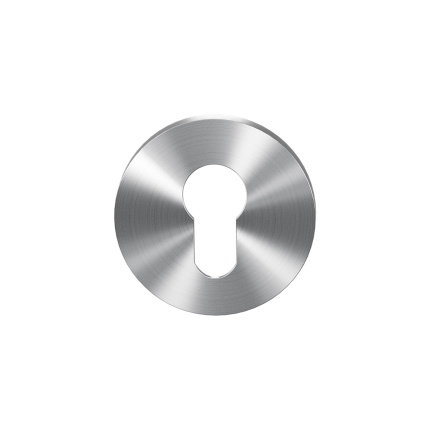 Zylinderrosette GPF0902VR 53x6mm Edelstahl gebürstet