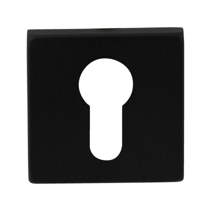 Zylinderrosette GPF8902.02 50x50x8mm schwarz