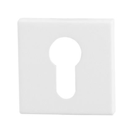Zylinderrosette GPF8902.42 50x50x8mm weiß