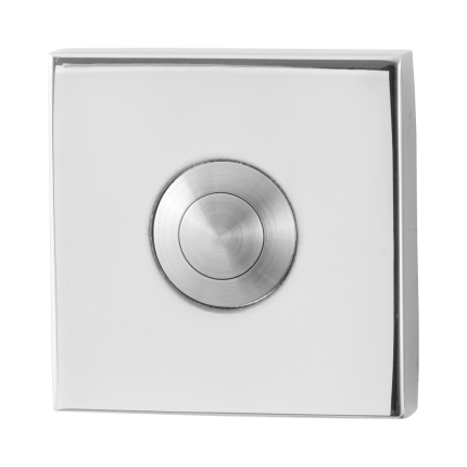Türklingel GPF9827.42 quadratisch 50x50x8 mm Edelstahl poliert