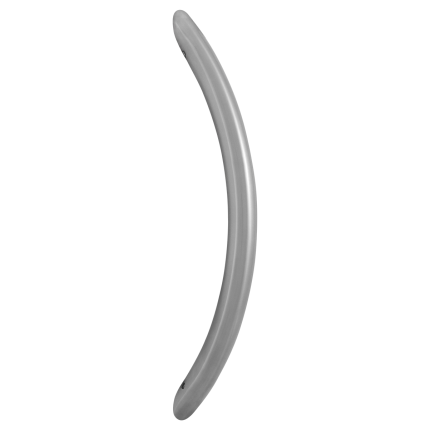 Stoßgriff gebogenes GPF23 25x365mm Edelstahl gebürstet