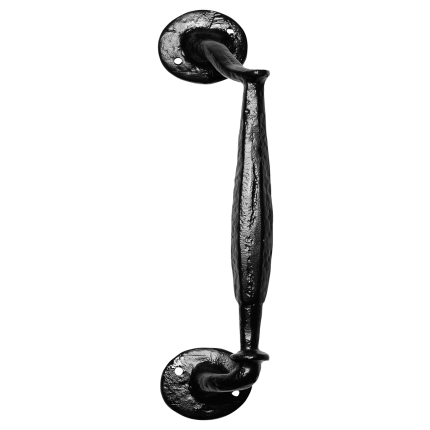Stoßgriff KP0807 266x57mm rechts Schmiedeeisen schwarz