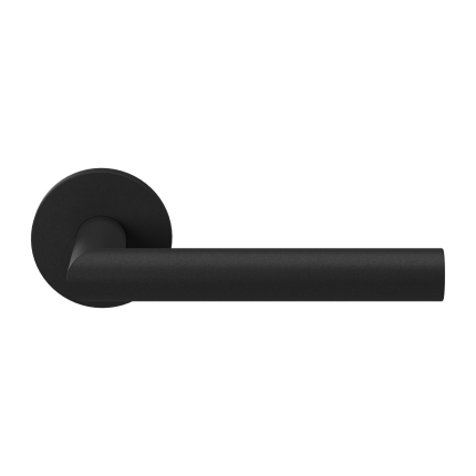 Türgriff auf Rosette L-förmigen Modell 19mm GPF810VZ schwarz