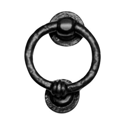 KP0782 schmiedeeisernen Türklopfer mit Ring 