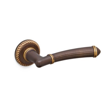 Türgriff auf Rosette Aurora 1511 satin bronze 