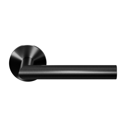 Türgriff auf Rosette L-förmigen Modell 19mm GPF115VRP5 PVD Schwarz