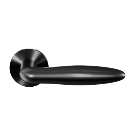 Türgriff auf Rosette Zigarrenmodell GPF135VRP5 PVD Schwarz