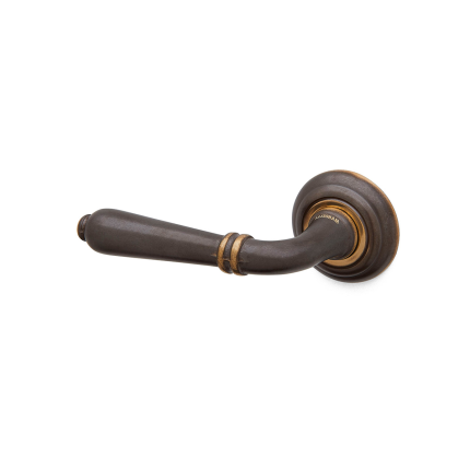 Türgriff auf Rosette Sevilla 531L lochteil links imperial Bronze
