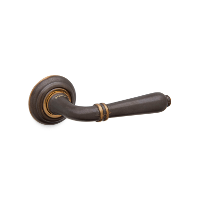 Türgriff auf Rosette Sevilla 531R lochteil rechts imperial Bronze
