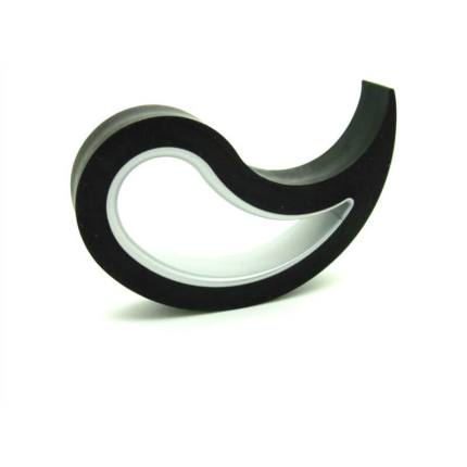 Türstopper Stoppy schwarz, 10x8x2 cm