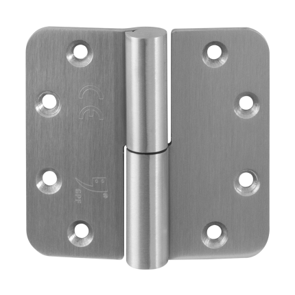 Kugelaushebescharnier abgerundeten Ecken DIN Links 89x96 mm