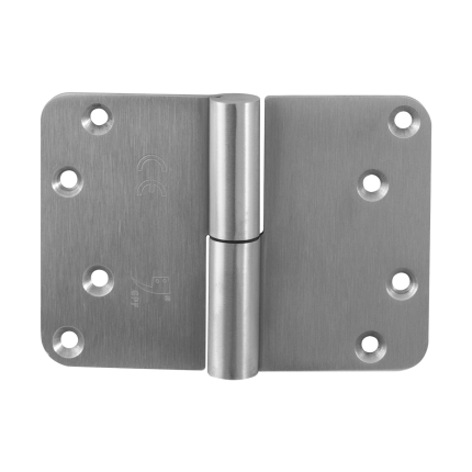Kugelaushebescharnier abgerundeten Ecken Freischwinger DIN Links 89x127 mm