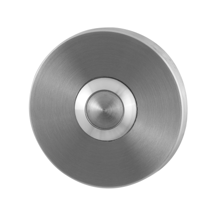 Türklingel GPF9827.05 rund 50x6 mm Edelstahl gebürstet