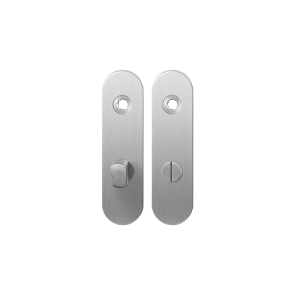 Kurze Schild GPF1100.10 WC63/8 normales Knopf edelstahl gebürstet