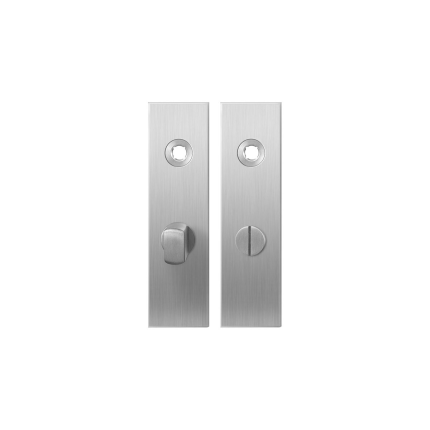 Kurze Schild GPF1100.15 WC55/8 normales Knopf edelstahl gebürstet
