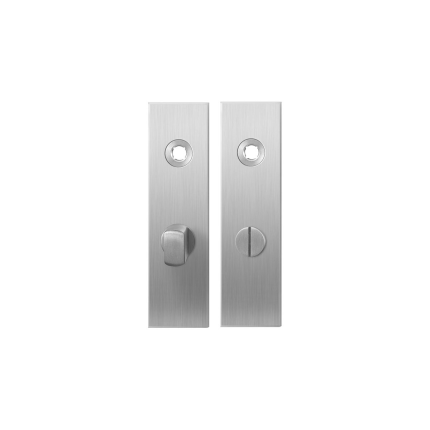 Kurze Schild GPF1100.15 WC57/5 normales Knopf edelstahl gebürstet