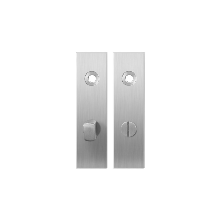 Kurze Schild GPF1100.15 WC63/8 normales Knopf edelstahl gebürstet