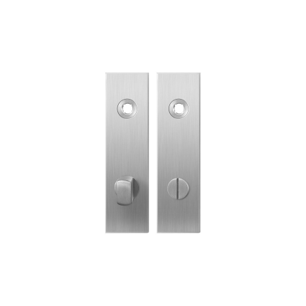Kurze Schild GPF1100.15 WC72/8 normales Knopf edelstahl gebürstet