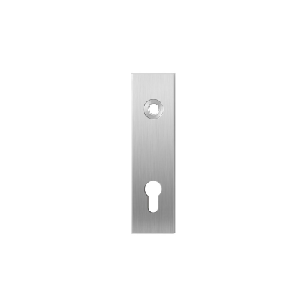 Kurze Schild GPF1100.15L PC72 linksdrehend edelstahl gebürstet