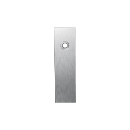 Kurze Schild GPF1100.15R blind rechtsdrehend edelstahl gebürstet